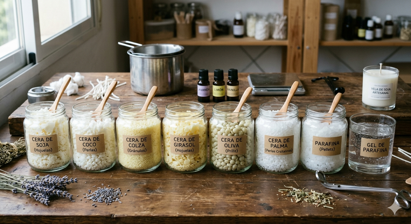 Tipos de cera para velas: ¿en qué se diferencian?