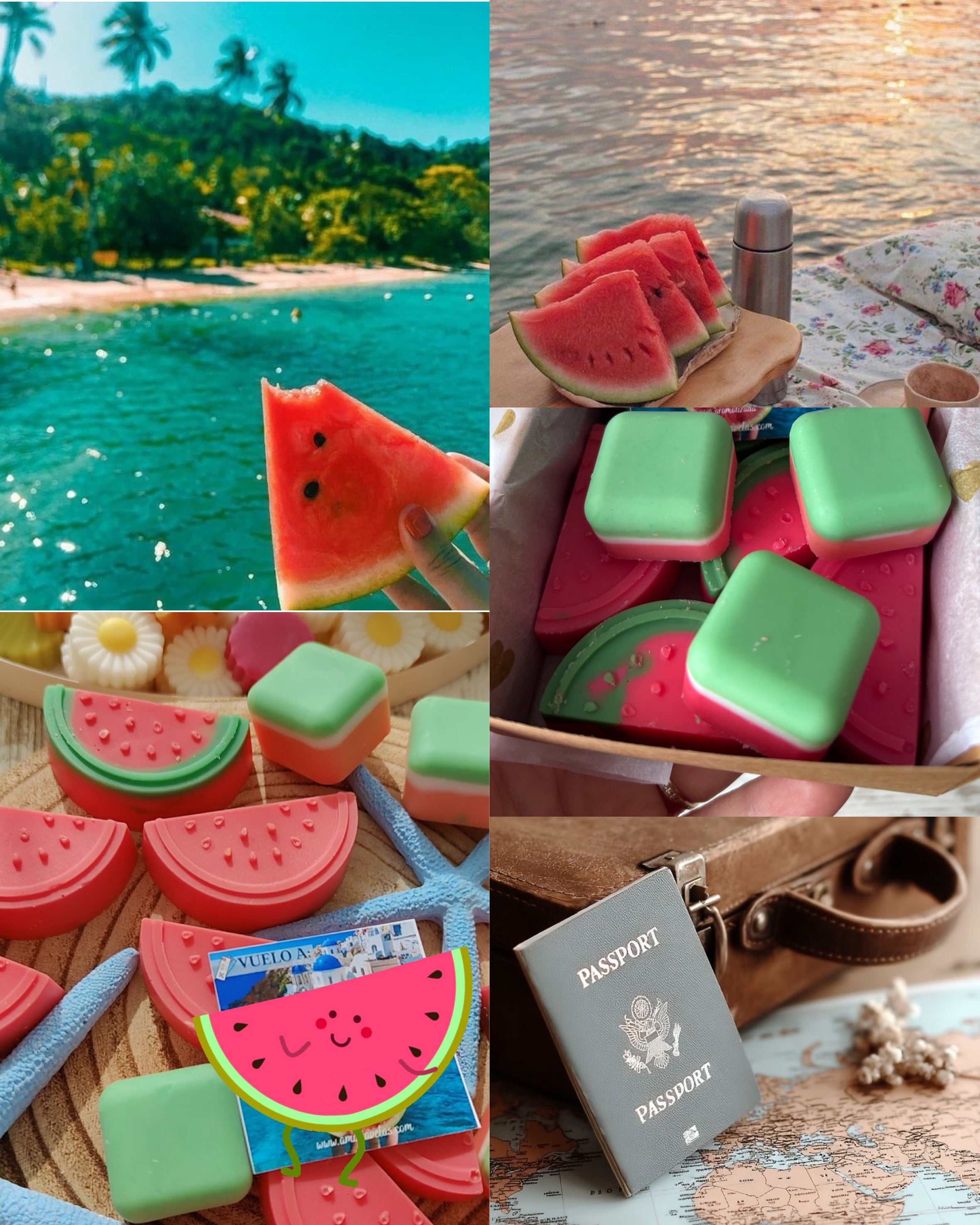 Wax melts - Santorini