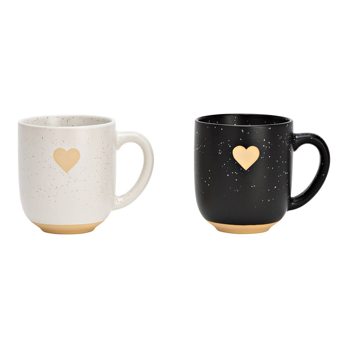 Tazas de cerámica, taza blanca y negra, taza de Corazones, taza de pareja, taza de desayuno, taza de café 