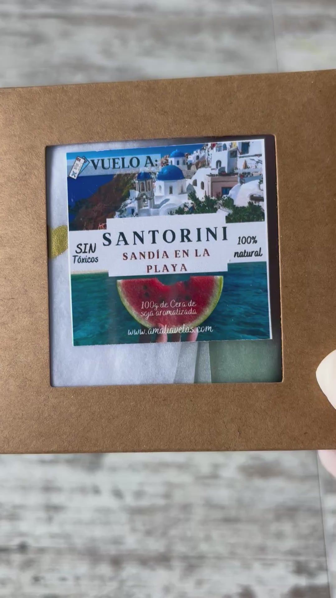 Wax melts - Santorini