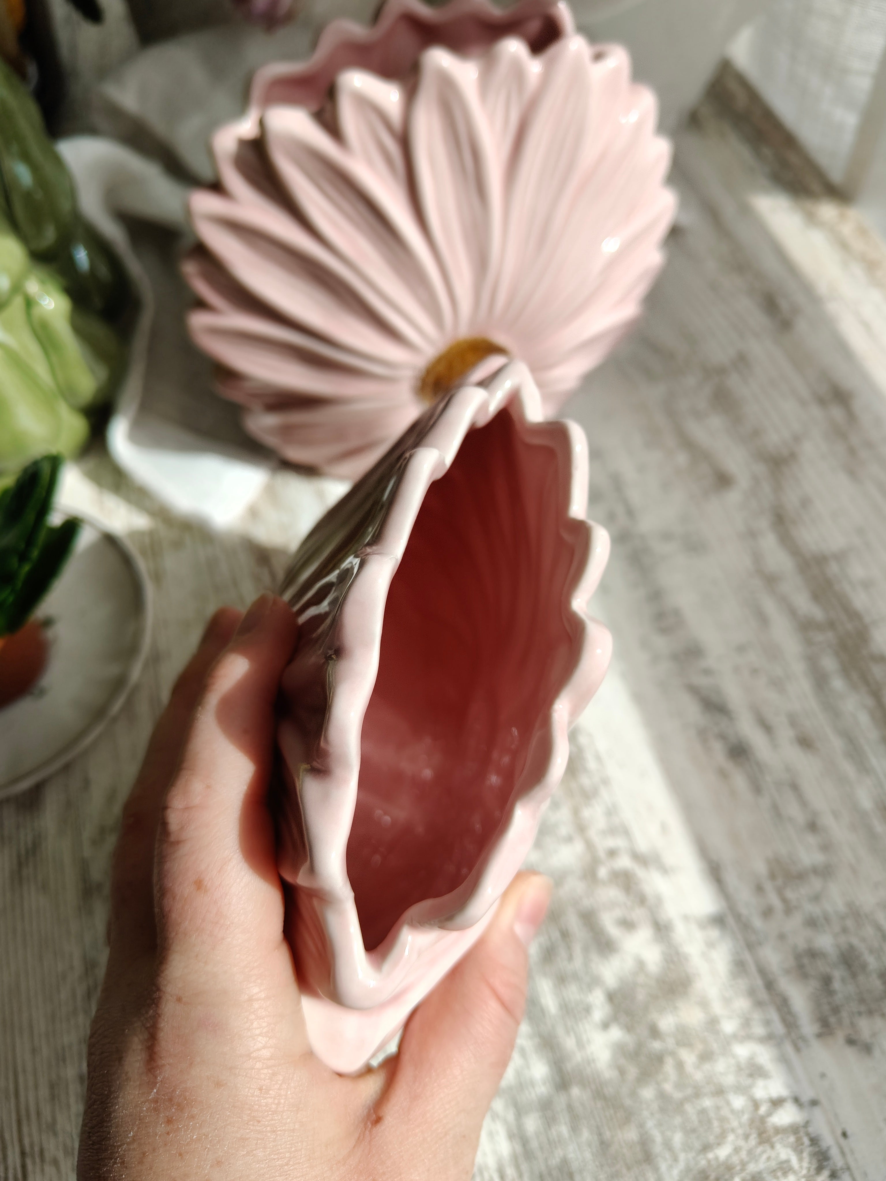 Jarrón 🩷 forma de flor
