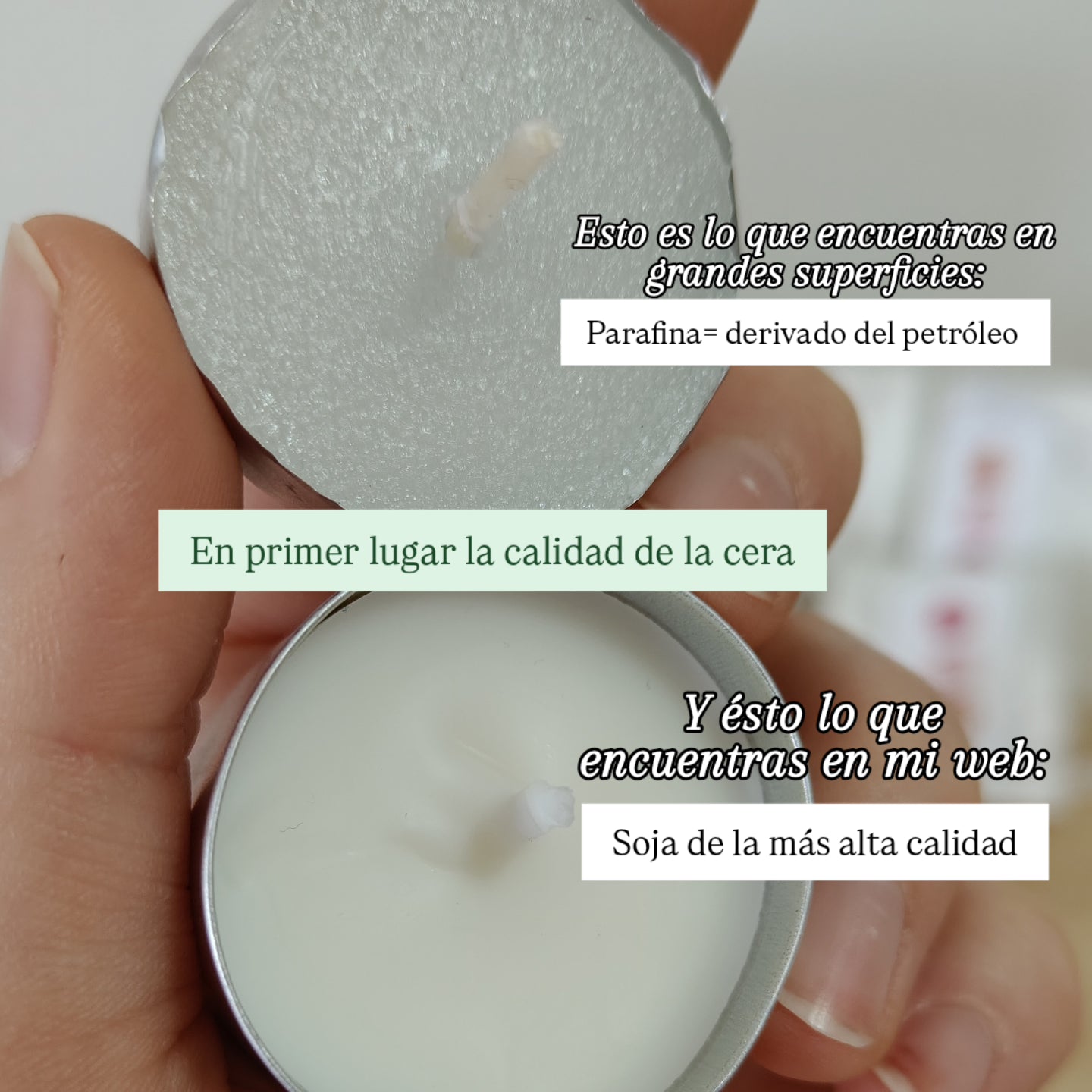 Velas de té
