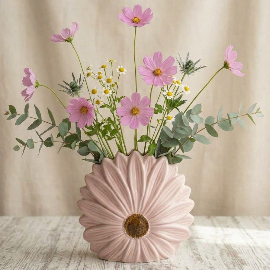 Jarrón forma de flor